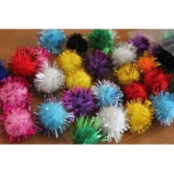 Craftzone Simli Pon Pon 2CM 100 Renk