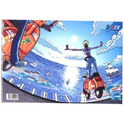Karton Kapak Resim Defteri 35x50cm 15yp.